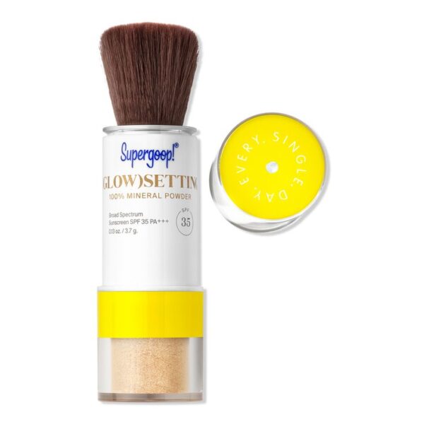 Glowsetting Powder 100 Mineral SPF 35 Supergoop Ulta Beauty | Dermatricia