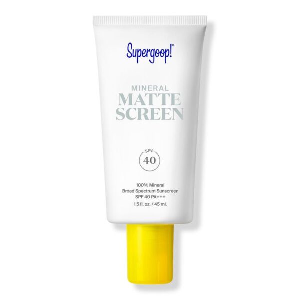 Supergoop Mineral Mattescreen SPF 40 | Dermatricia